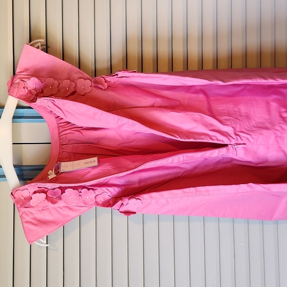 Jacadi Pink Floral Appliqué Dress - Picture 11 of 14